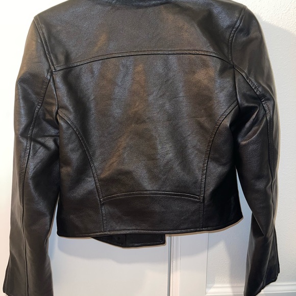 NWT Abercrombie leather jacket. Small - Picture 4 of 4